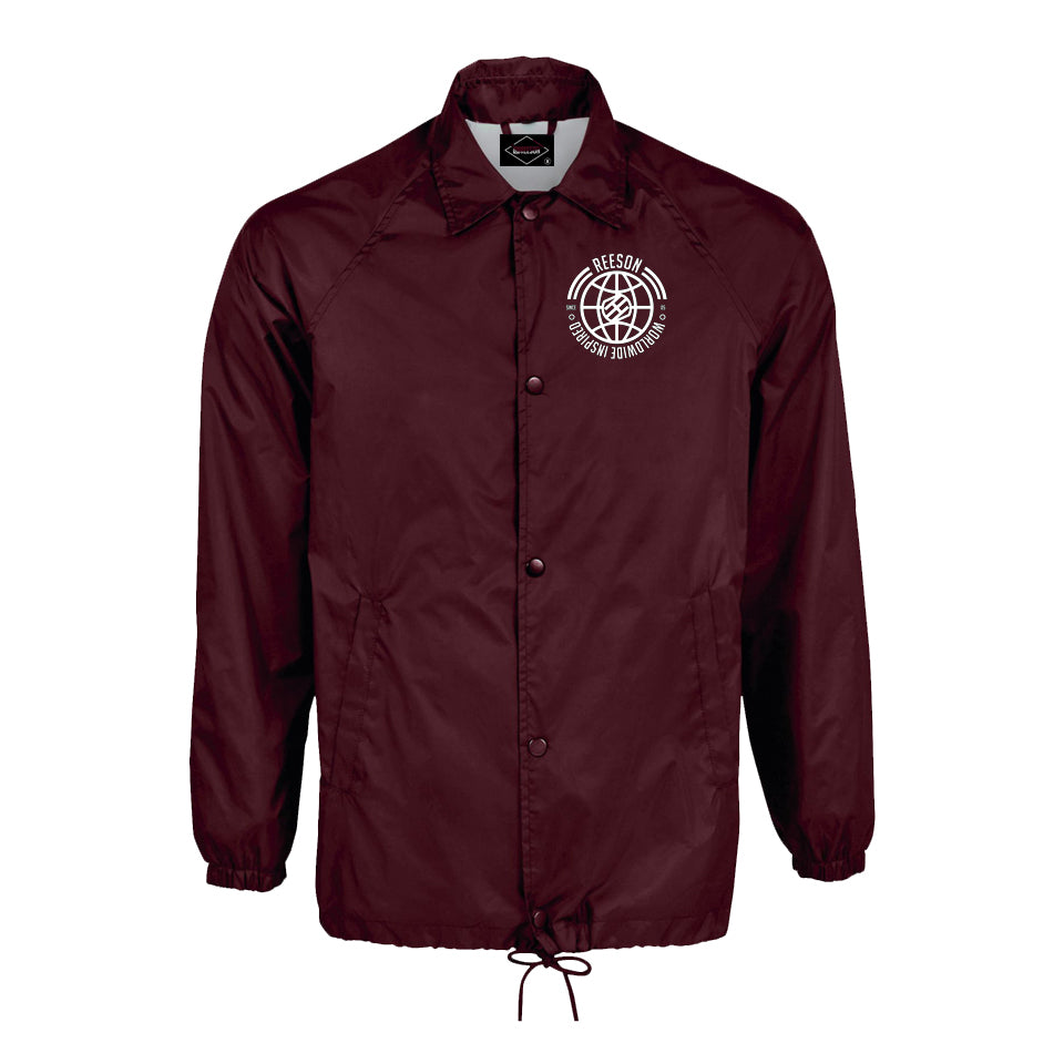 Burgundy clearance coach jacket