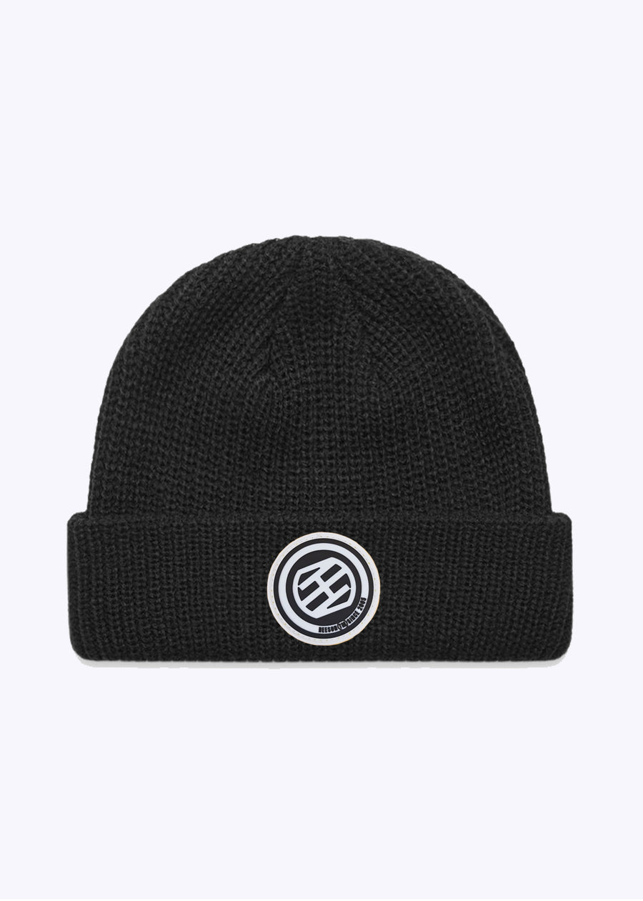 Traveller - Beanie with 3D Rubber Patch black