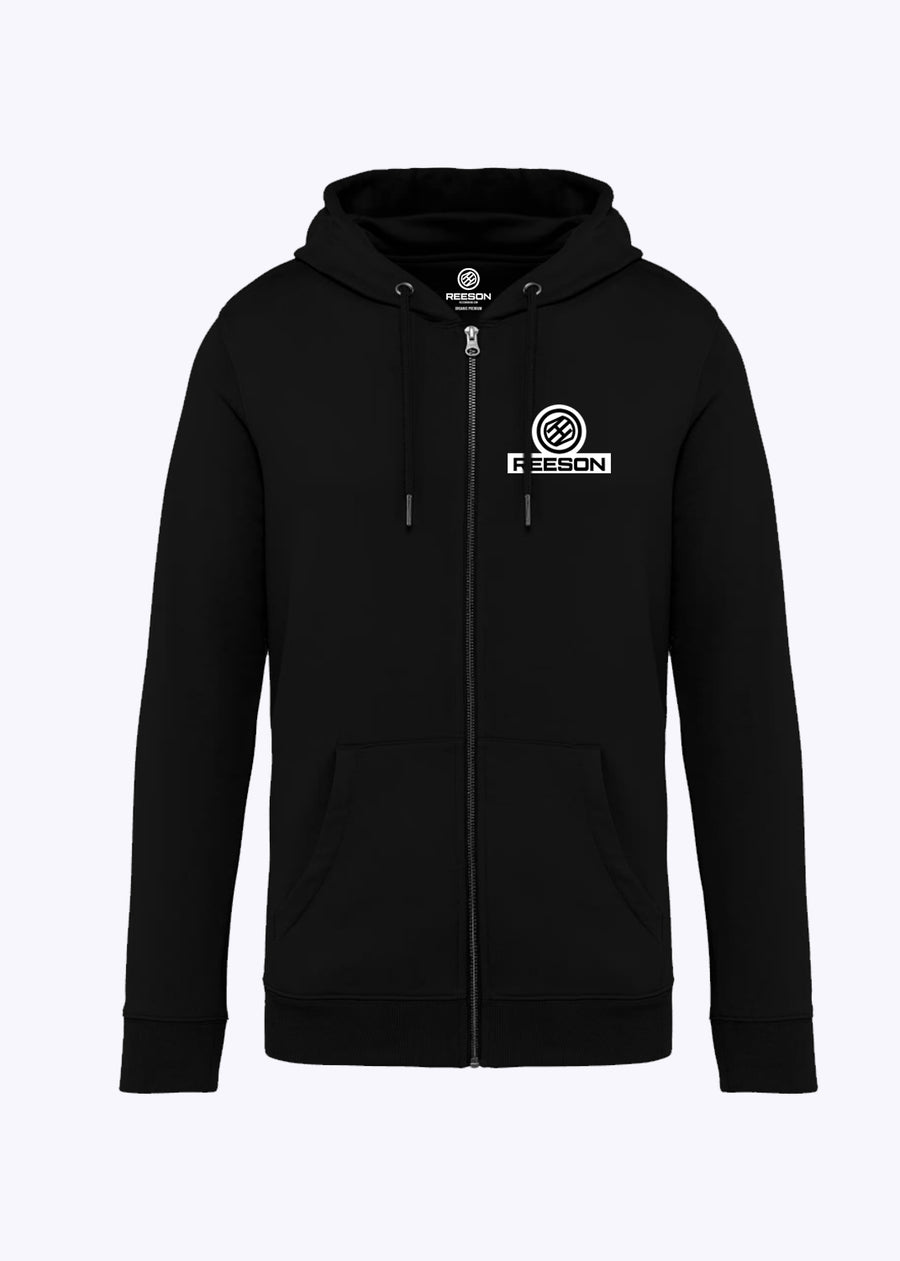 Full zip Reeson organic cotton sweatshirt