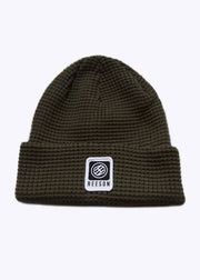 Reeson OG logo patch Beanie Olive Green